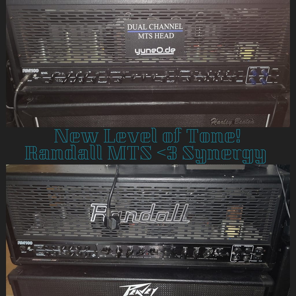 Collage mit zwei Randall RM100