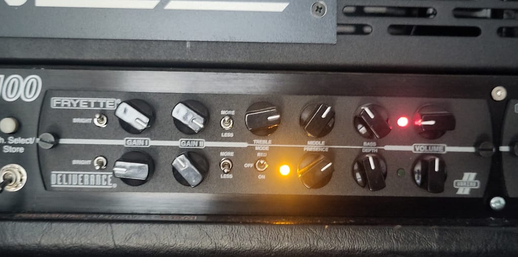 Synergy Fryette Deliverance mit High Gain Einstellungen